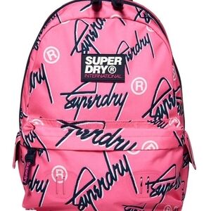 SuperDry Super Crew Pink Montana Rucksack (Used)